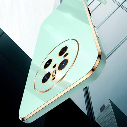 For Huawei Mate 70 XINLI Straight 6D Plating Gold Edge TPU Phone Case(Cherry Purple) by XINLI