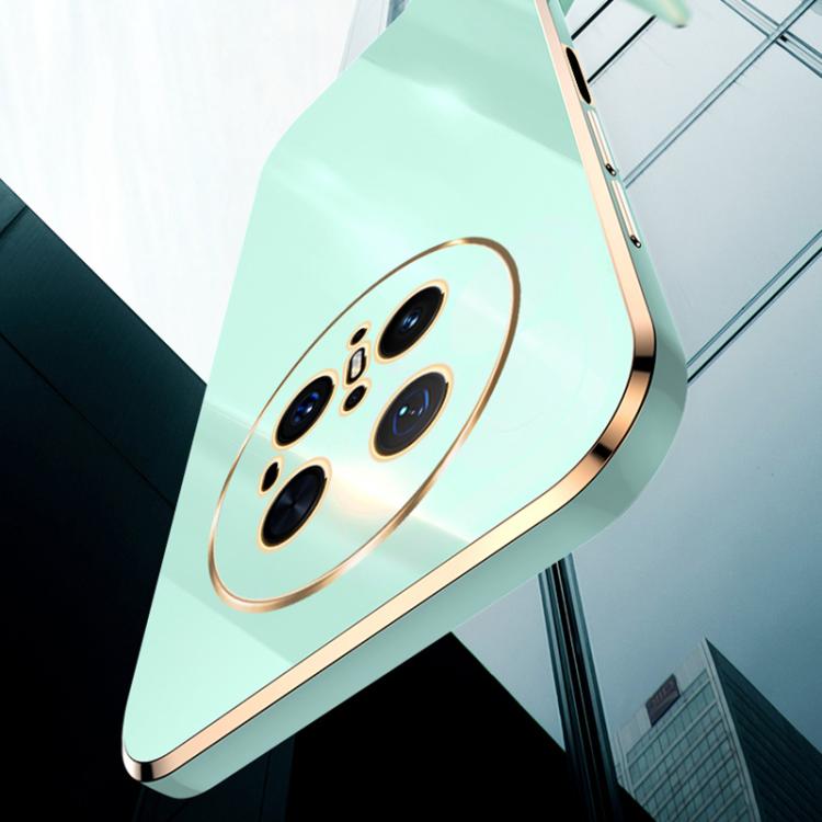 For Huawei Mate 70 Pro / 70 Pro+ XINLI Straight 6D Plating Gold Edge TPU Phone Case(Hawthorn Red) by XINLI