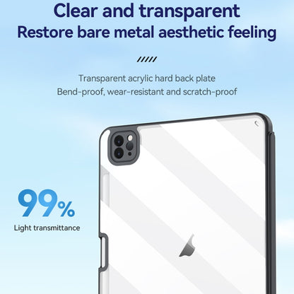 For iPad Pro 12.9 ZGA K01 Wireless Bluetooth Magnetic Keyboard Tablet Leather Case(Black) by ZGA