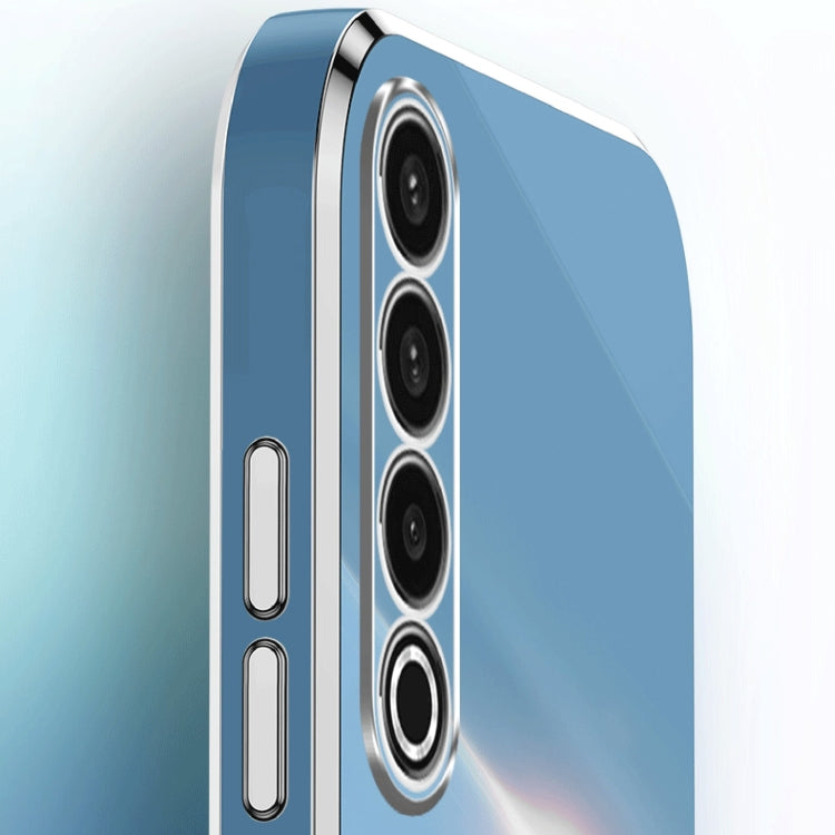 For Meizu 20 Pro 5G XINLI Straight Edge 6D Electroplate TPU Phone Case with Ring Holder(Pink) by XINLI