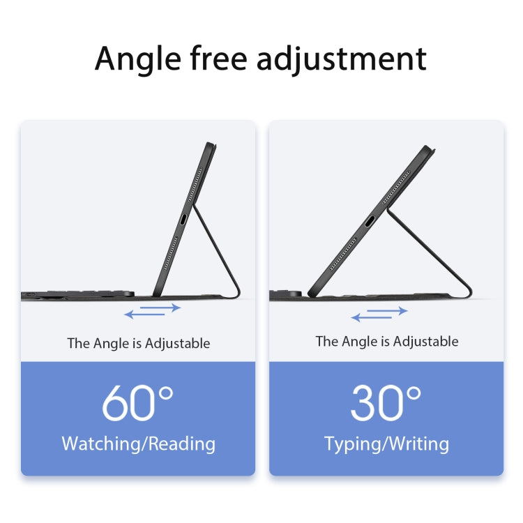 For Xiaomi Pad 6S Pro DUX DUCIS TK Series Bluetooth Keyboard Leather Case with Touchpad(Black) by DUX DUCIS