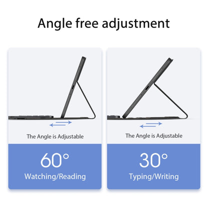 For Xiaomi Pad 6S Pro DUX DUCIS TK Series Bluetooth Keyboard Leather Case with Touchpad(Black) by DUX DUCIS