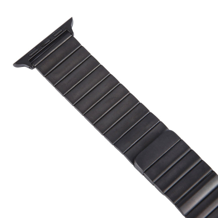 For Apple Watch Ultra 2 49mm Bamboo Stainless Steel Magnetic Watch Band(Black) by bashfashion