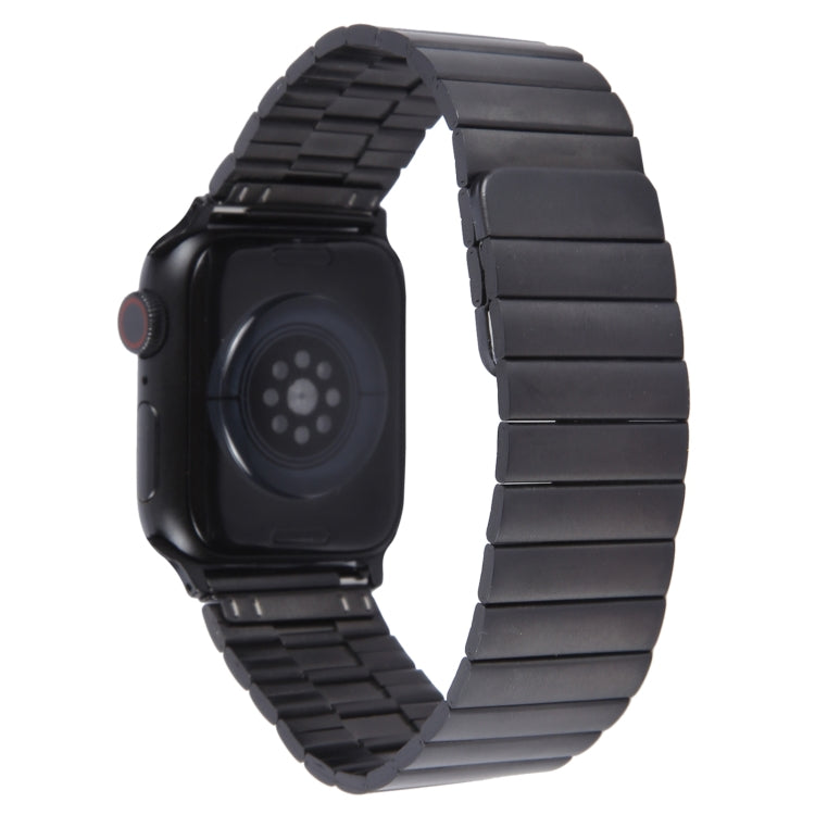 For Apple Watch Ultra 2 49mm Bamboo Stainless Steel Magnetic Watch Band(Black) by bashfashion