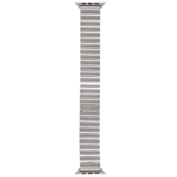 For Apple Watch Ultra 2 49mm Bamboo Stainless Steel Magnetic Watch Band(Sliver) by bashfashion