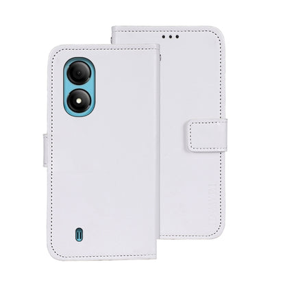 For ZTE Blade A33S idewei Crazy Horse Texture Leather Phone Case(White) by idewei