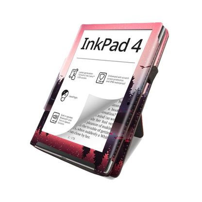 For Pocketbook InkPad Color 2 / 3 Painted Calfskin Smart Leather Tablet Case(Night) by bashfashion