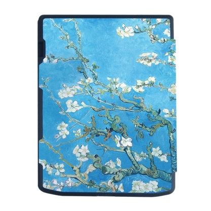 For Pocketbook InkPad 4 / Color2 /3 /PB743 Painted Retro Skin-feel Leather Smart Tablet Case(Plum Bossom) by bashfashion