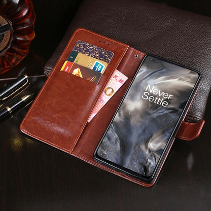 For OnePlus Nord idewei Crazy Horse Texture Horizontal Flip Leather Case with Holder & Card Slots & Wallet(White) by idewei