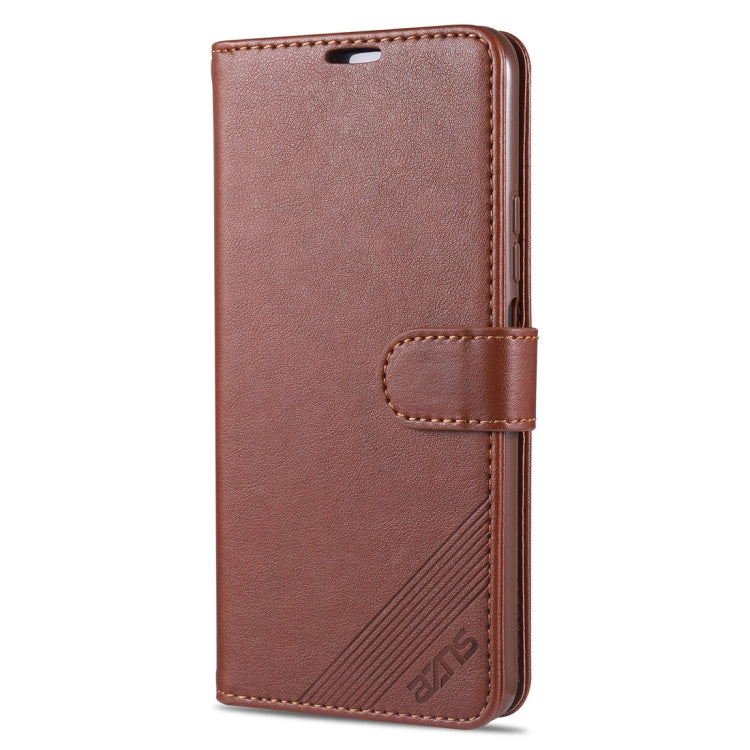 For Huawei Enjoy Z 5G AZNS Sheepskin Texture Horizontal Flip Leather Case with Holder & Card Slots & Wallet(Brown) by AZNS