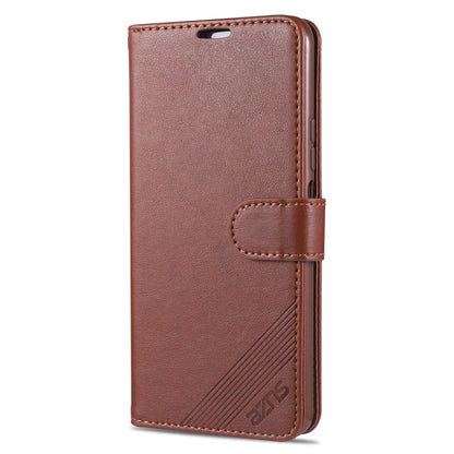 For Huawei Enjoy Z 5G AZNS Sheepskin Texture Horizontal Flip Leather Case with Holder & Card Slots & Wallet(Brown) by AZNS