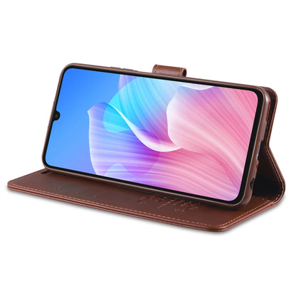 For Huawei Enjoy Z 5G AZNS Sheepskin Texture Horizontal Flip Leather Case with Holder & Card Slots & Wallet(Brown) by AZNS