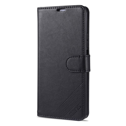 For Huawei Honor X10 5G AZNS Sheepskin Texture Horizontal Flip Leather Case with Holder & Card Slots & Wallet(Black) by AZNS