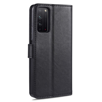For Huawei Honor X10 5G AZNS Sheepskin Texture Horizontal Flip Leather Case with Holder & Card Slots & Wallet(Black) by AZNS