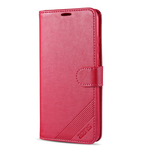 For Huawei Honor Play 4T AZNS Sheepskin Texture Horizontal Flip Leather Case with Holder & Card Slots & Wallet(Red) by AZNS