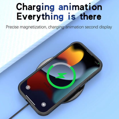 For iPhone 15 Plus RedPepper Armor Magsafe PC Hybrid TPU Phone Case(Black) by RedPepper