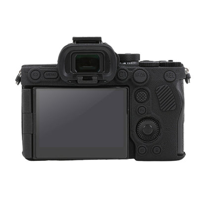 For Sony ILCE7RM5 / A7R5 Litchi Texture Soft Silicone Protective Case(Black) by bashfashion