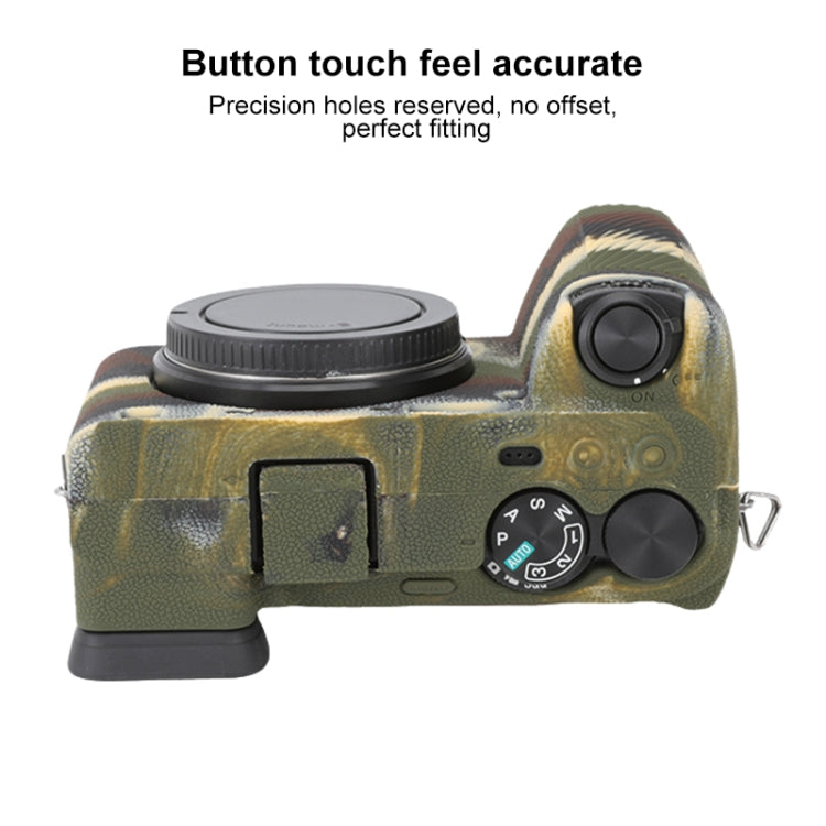 For Sony ILCE-6700 / A6700 Litchi Texture Soft Silicone Protective Case(Camouflage) by bashfashion