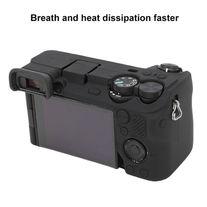 For Sony ILCE-6700 / A6700 Glossy Soft Silicone Protective Case(Black) by bashfashion