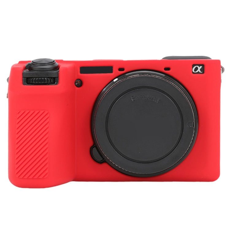 For Sony ILCE-6700 / A6700 Glossy Soft Silicone Protective Case(Red) by bashfashion