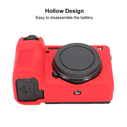 For Sony ILCE-6700 / A6700 Glossy Soft Silicone Protective Case(Red) by bashfashion