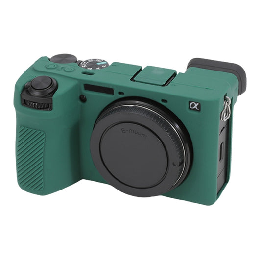 For Sony ILCE-6700 / A6700 Glossy Soft Silicone Protective Case(Green) by bashfashion