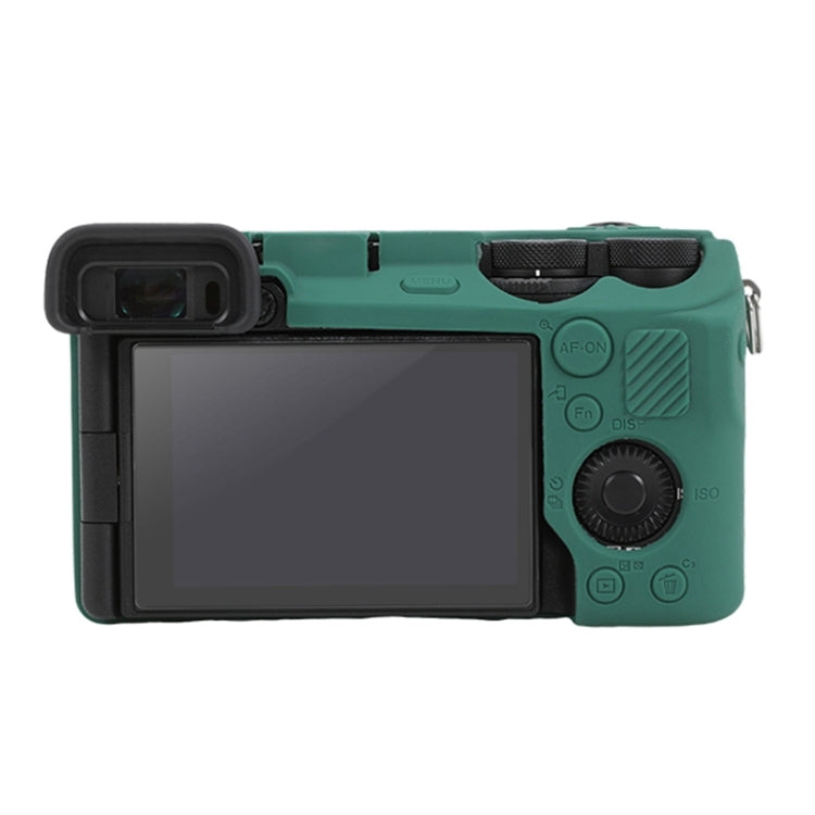For Sony ILCE-6700 / A6700 Glossy Soft Silicone Protective Case(Green) by bashfashion