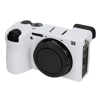 For Sony ILCE-6700 / A6700 Glossy Soft Silicone Protective Case(White) by bashfashion