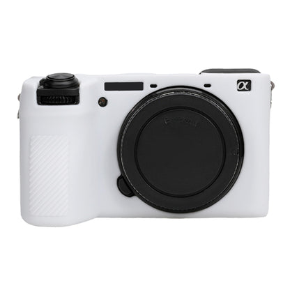 For Sony ILCE-6700 / A6700 Glossy Soft Silicone Protective Case(White) by bashfashion