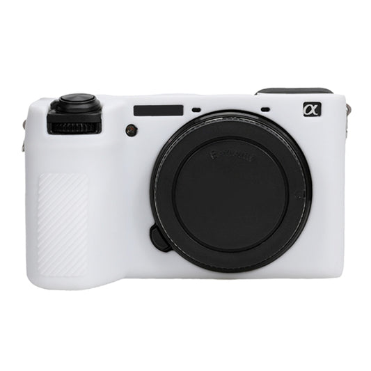 For Sony ILCE-6700 / A6700 Glossy Soft Silicone Protective Case(White) by bashfashion