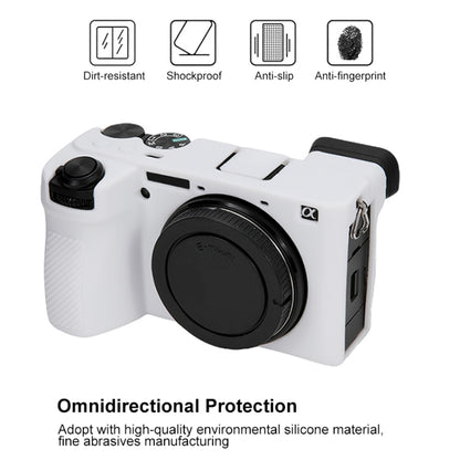 For Sony ILCE-6700 / A6700 Glossy Soft Silicone Protective Case(White) by bashfashion