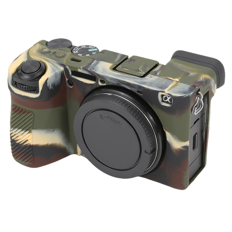 For Sony ILCE-6700 / A6700 Glossy Soft Silicone Protective Case(Camouflage) by bashfashion