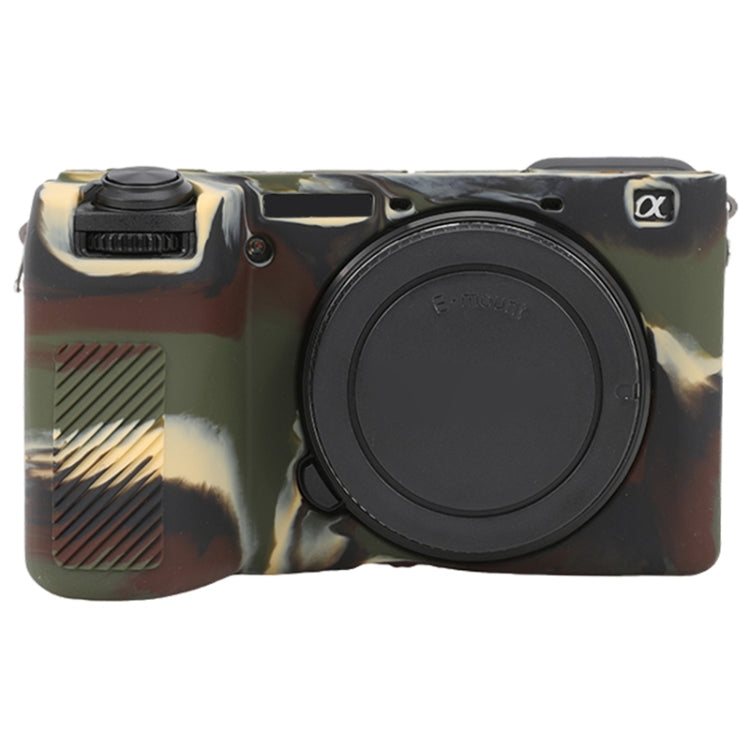 For Sony ILCE-6700 / A6700 Glossy Soft Silicone Protective Case(Camouflage) by bashfashion
