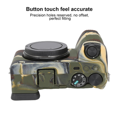 For Sony ILCE-6700 / A6700 Glossy Soft Silicone Protective Case(Camouflage) by bashfashion