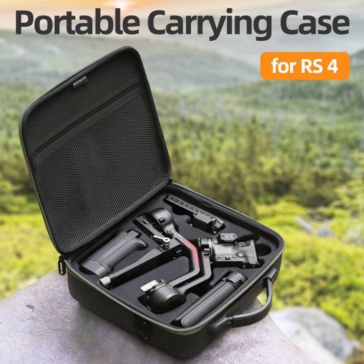 For DJI RS 4 Sunnylife Storage Case Box Suitcase(Black) by Sunnylife