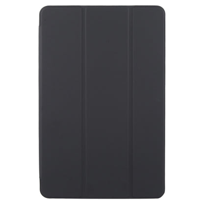 For Huawei Matepad Air 12 Tri-fold Silicone Leather Tablet Case(Black) by bashfashion