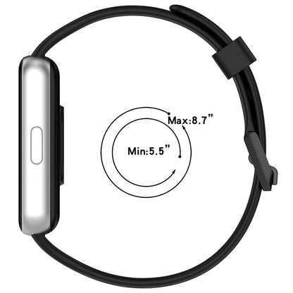 For Samsung Galaxy Fit 3 Hole Style Dual Buckle Silicone Watch Band(Dark Green) by bashfashion