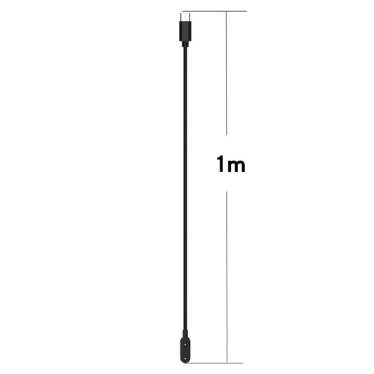 For Huawei Band 10 / 9 / Honor ROSSINI 2i USB-C / Type-C Port Smart Watch Charging Cable(Black) by bashfashion
