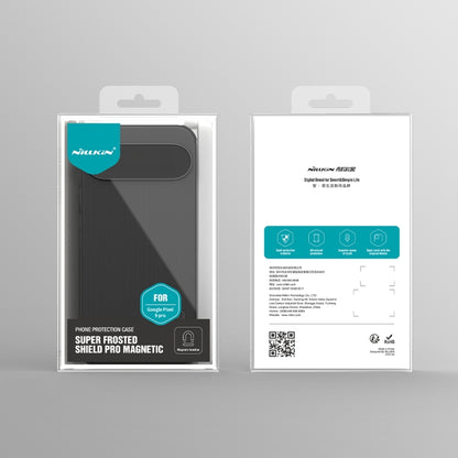 For Google Pixel 9 Pro NILLKIN Frosted Shield Pro Magnetic Phone Case(Black) by NILLKIN