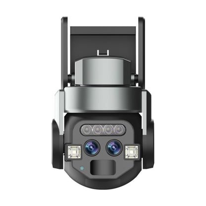 Q820 6MP 10X Binocular Zoom Dual Light Source Outdoor IP67 Waterproof WiFi Camera(US Plug) by bashfashion