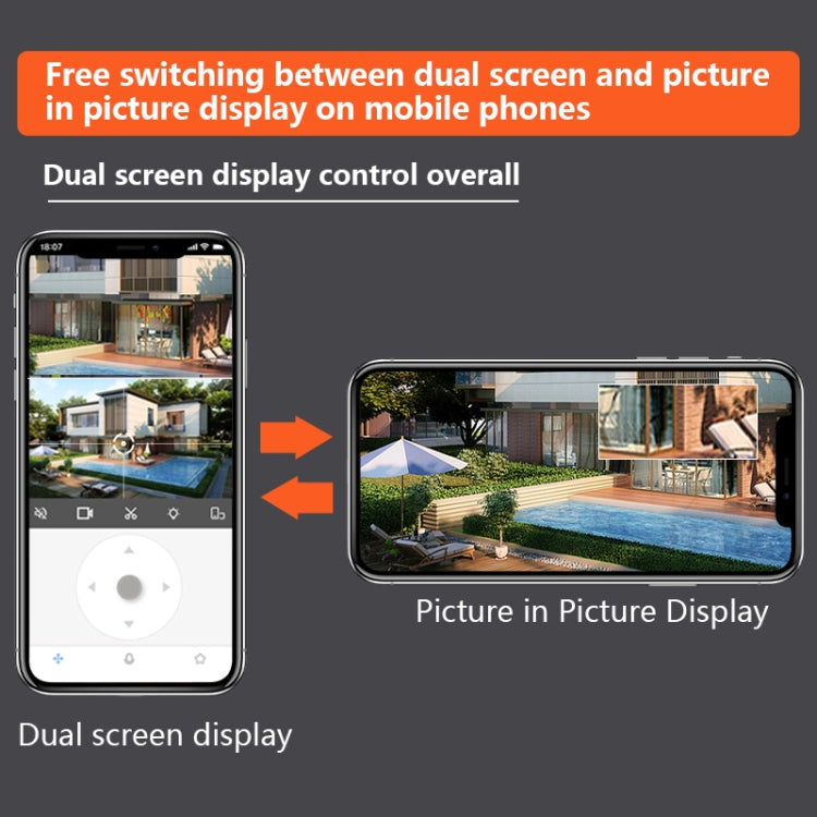 Q820 6MP 10X Binocular Zoom Dual Light Source Outdoor IP67 Waterproof WiFi Camera(EU Plug) by bashfashion