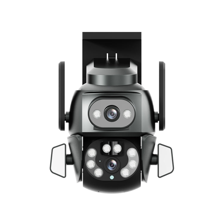 Q821 4MP Binocular Zoom Dual Light Source Outdoor IP67 Waterproof WiFi Camera(AU Plug) by bashfashion