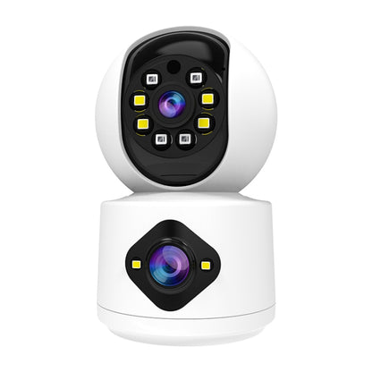 Y6204 4MP Zoom HD Indoor Waterproof Smart WiFi Camera, Specification:US Plug(White) by bashfashion