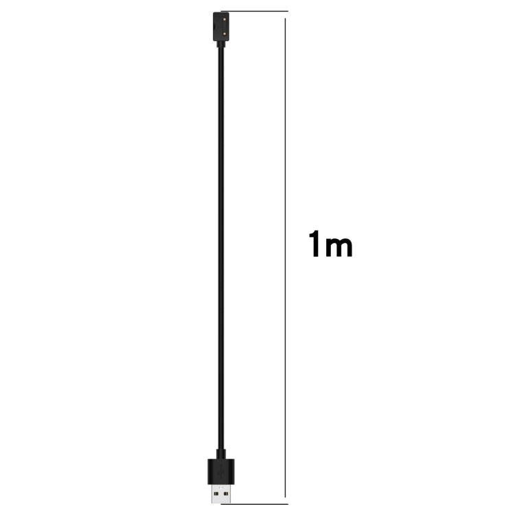 For ASUS VivoWatch 5 AERO Smart Watch Band Charging Cable, Length: 1m(Black) by bashfashion