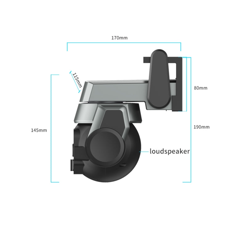 CF-Q812ES 5MP Two-way Voice Outdoor IP66 Waterproof WiFi Camera, Plug Type:AU Plug(Grey) by bashfashion