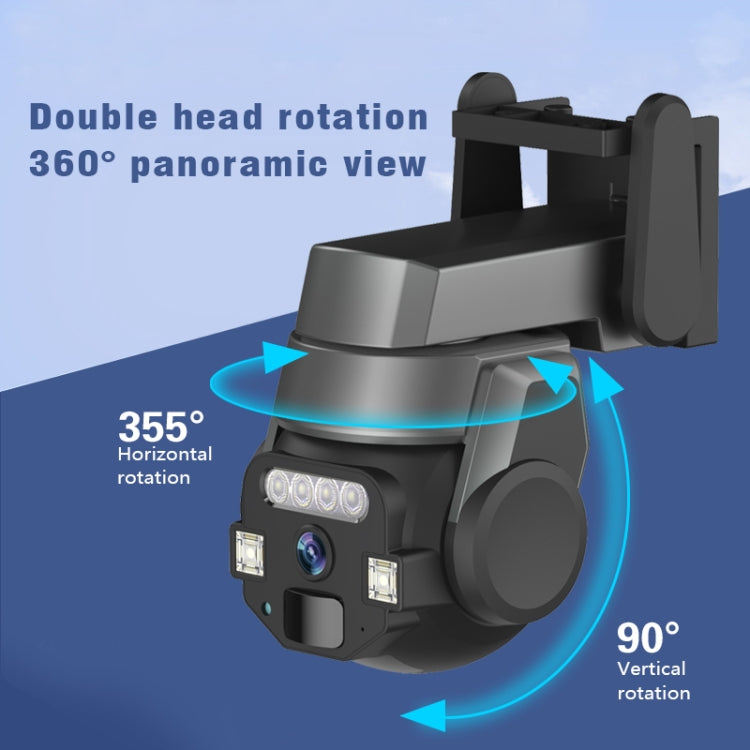 CF-Q812ES 5MP Two-way Voice Outdoor IP66 Waterproof WiFi Camera, Plug Type:AU Plug(Grey) by bashfashion