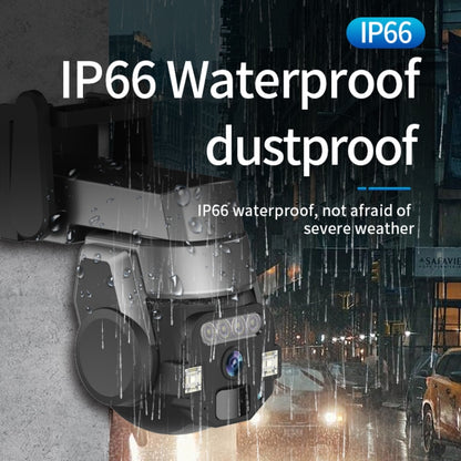 CF-Q812ES 5MP Two-way Voice Outdoor IP66 Waterproof WiFi Camera, Plug Type:US Plug(Grey) by bashfashion