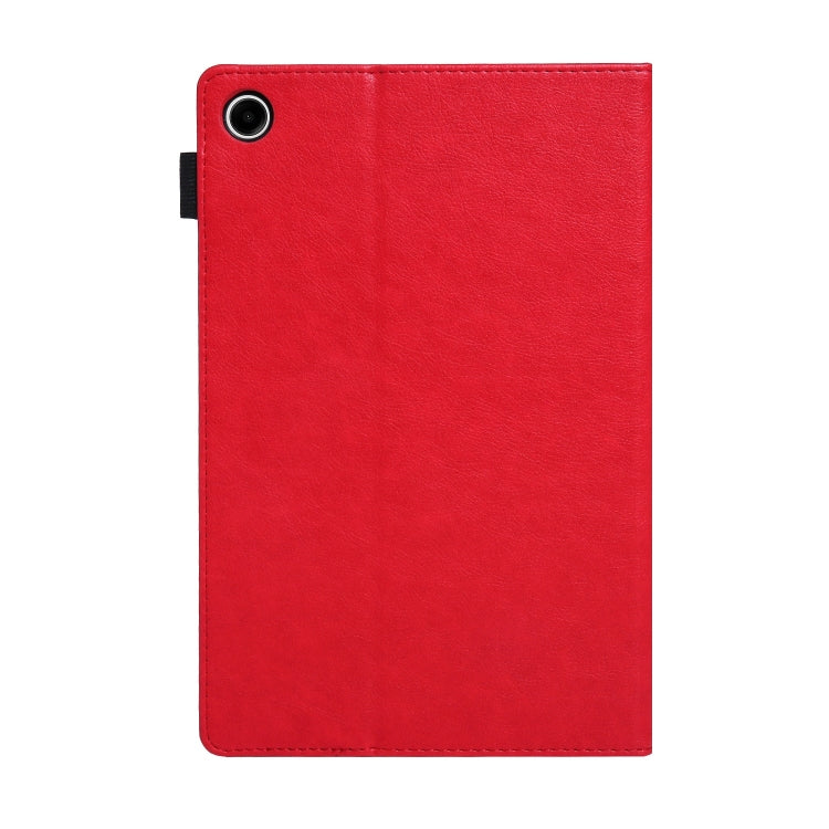 For Samsung Galaxy Tab A11+ / A9+ Extraordinary Series Smart Leather Tablet Case(Red) by bashfashion