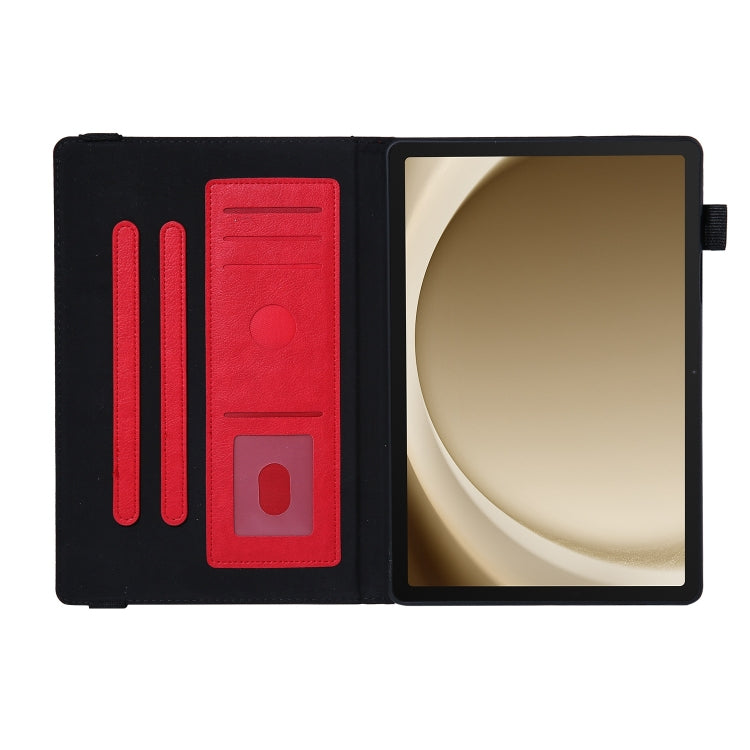 For Samsung Galaxy Tab A11+ / A9+ Extraordinary Series Smart Leather Tablet Case(Red) by bashfashion
