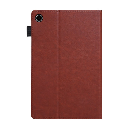 For Samsung Galaxy Tab A11+ / A9+ Extraordinary Series Smart Leather Tablet Case(Brown) by bashfashion